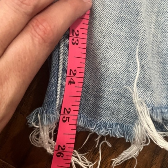 Cello Deconstructed Ankle Crop High Rise Jeans size 9 - Picture 7 of 9